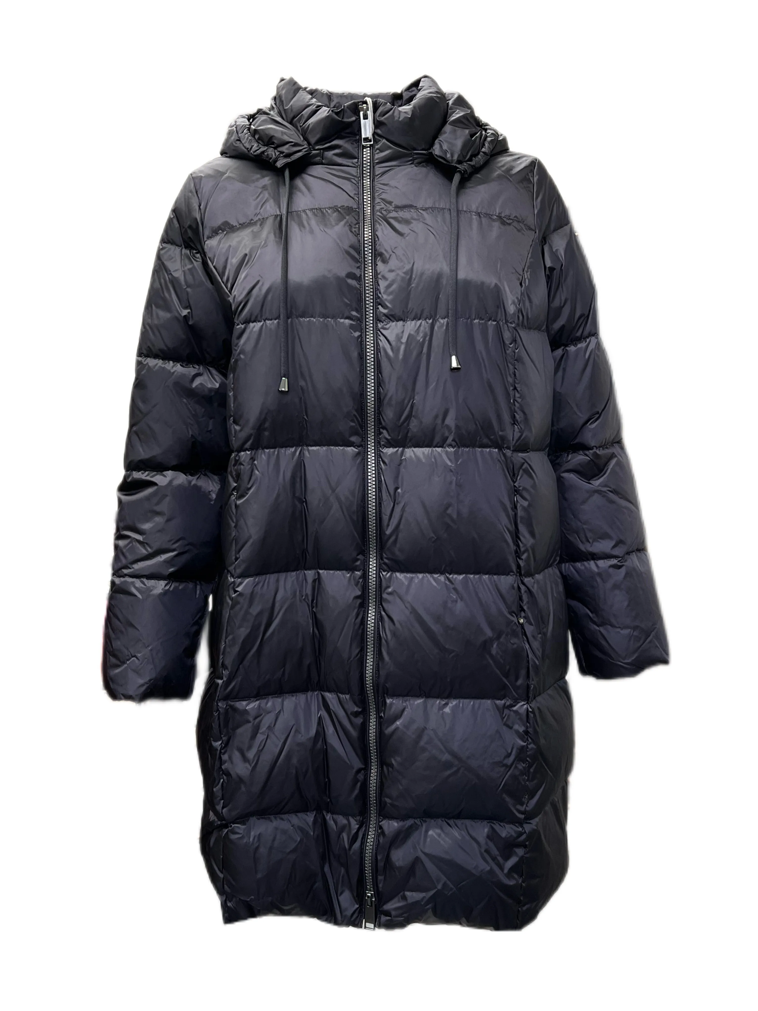 Marina Rinaldi Women's Black Pallina Hooded Jacket NWT