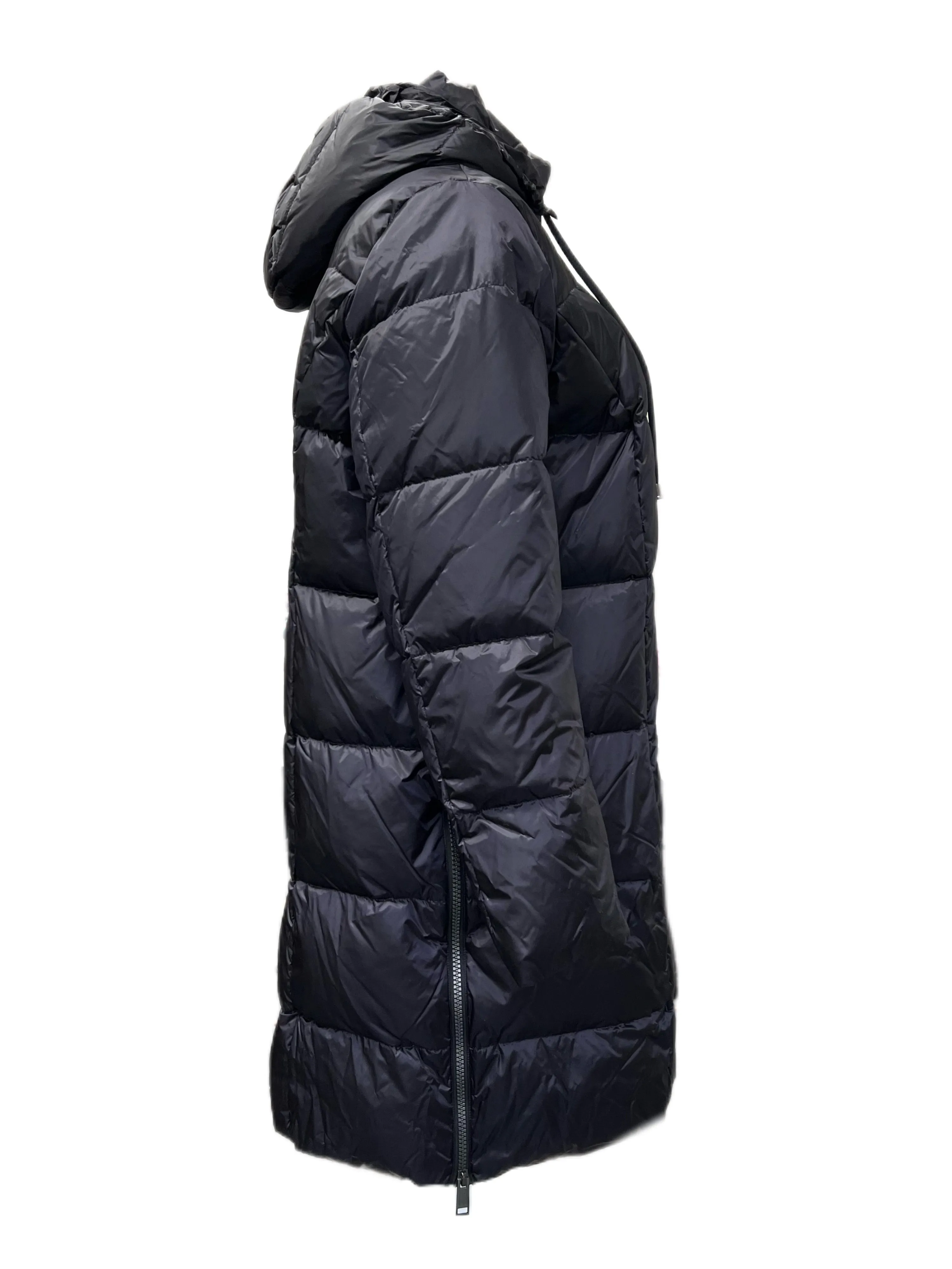 Marina Rinaldi Women's Black Pallina Hooded Jacket NWT