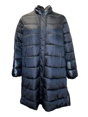 Marina Rinaldi Women's Black Petalo Quilted Jacket NWT
