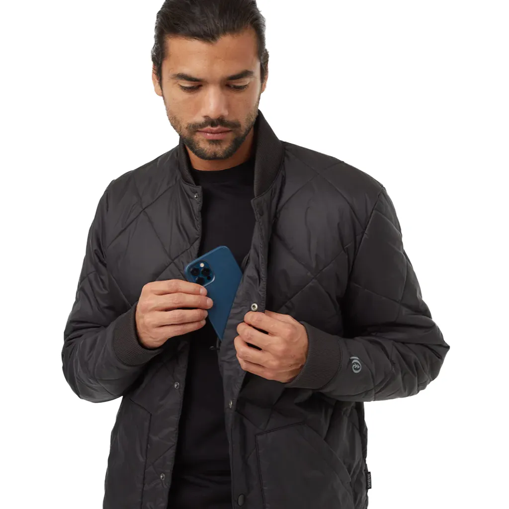 Men's Diamond Padded Bomber Jacket