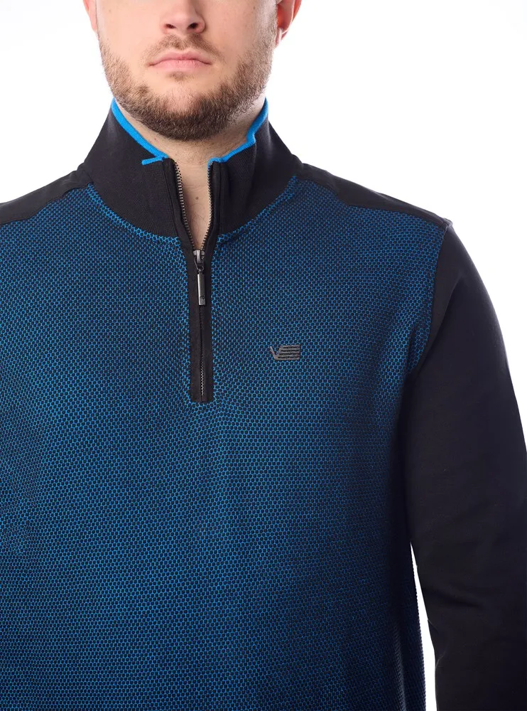 Men's mock zip sweater
