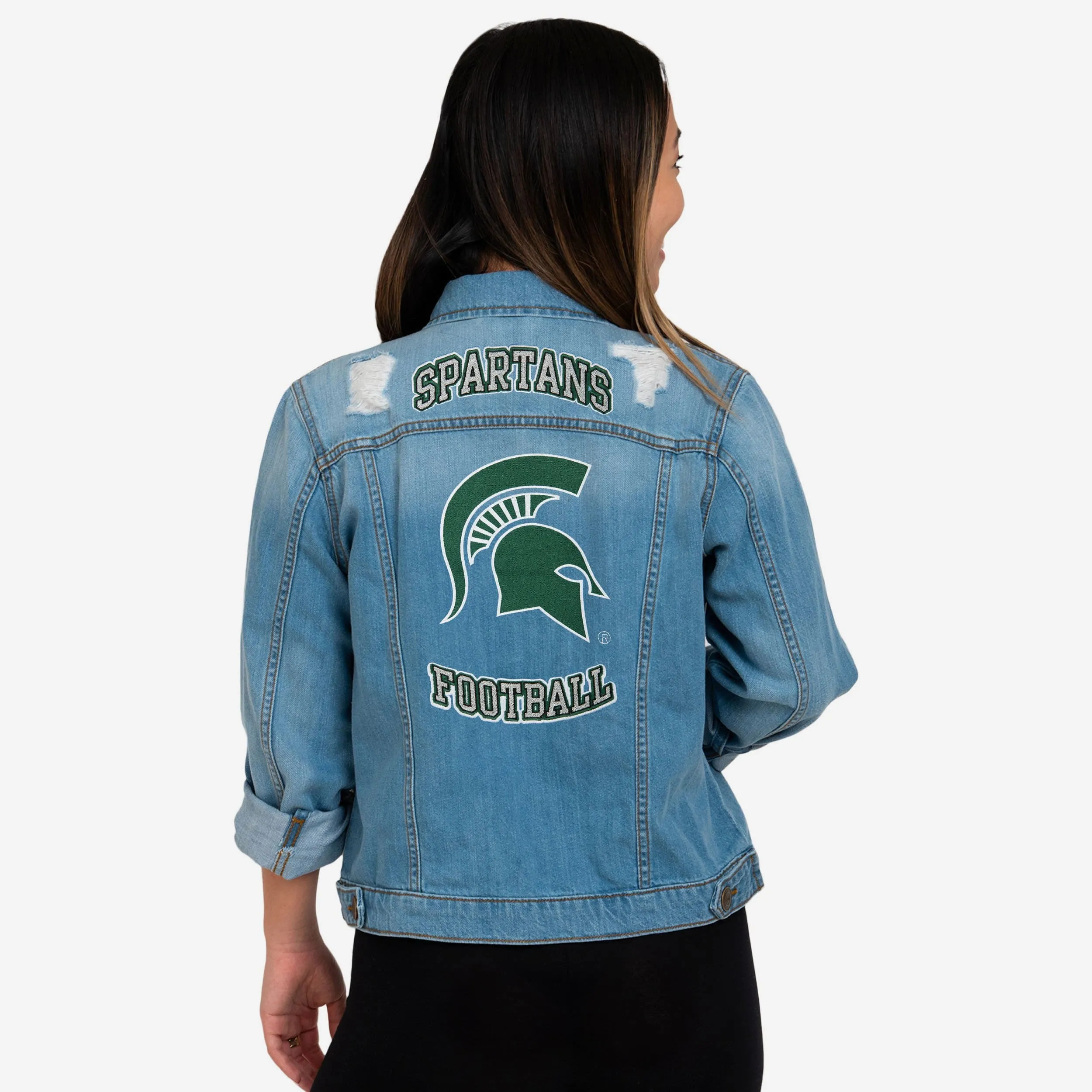 Michigan State Spartans Womens Denim Days Jacket