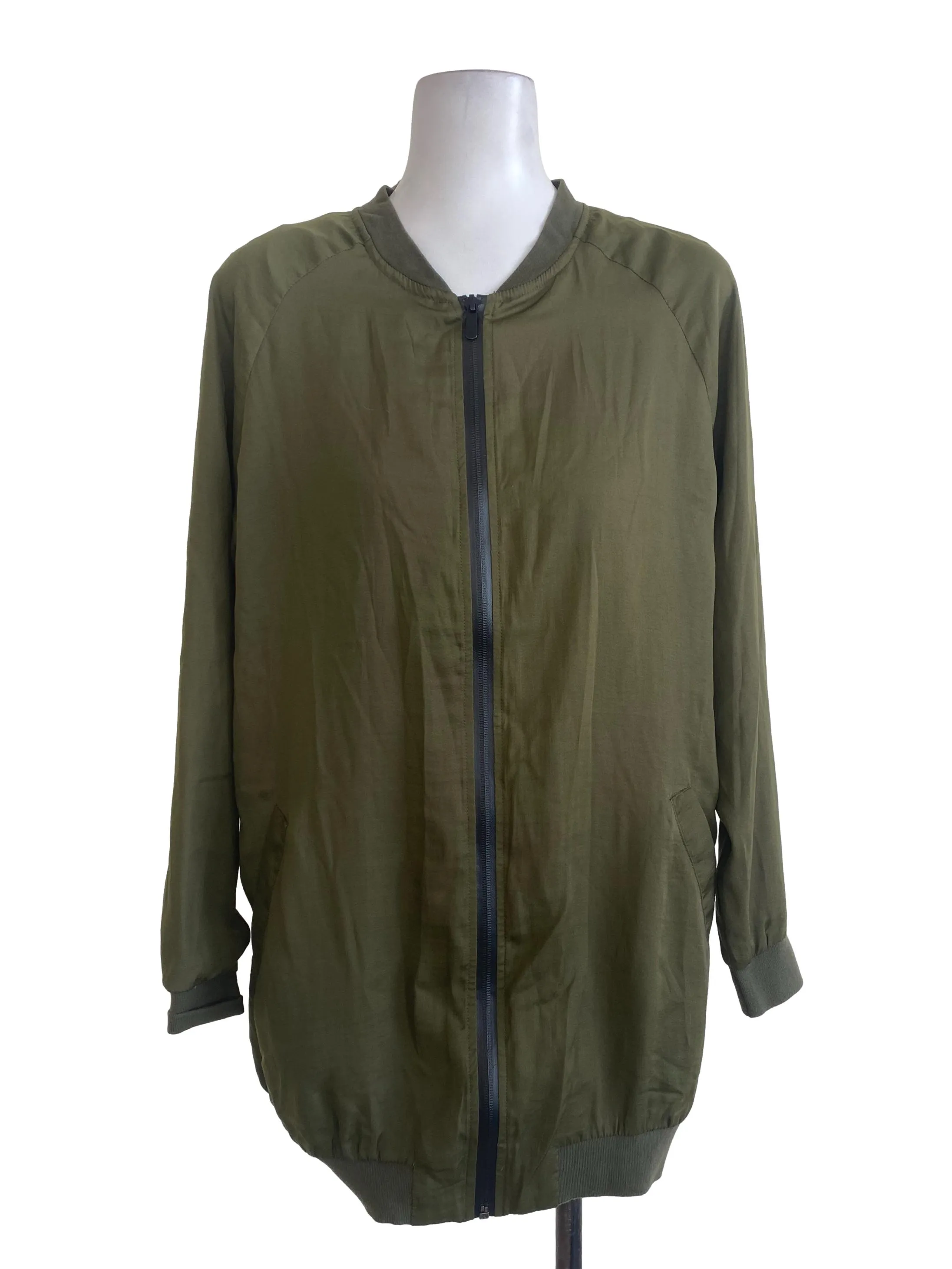 Mud Green Bomber Jacket