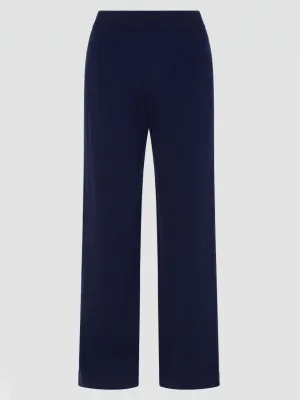 Nathalie Cashmere Trousers - Dark blue