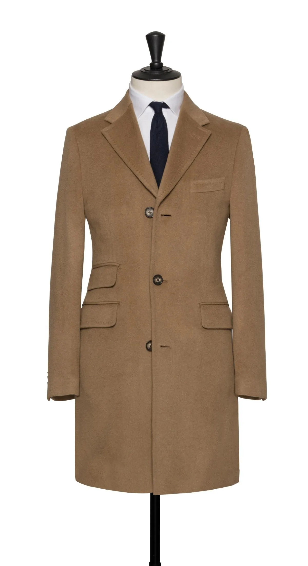 Nesti Onelio Camel Brushed Pure Cashmere