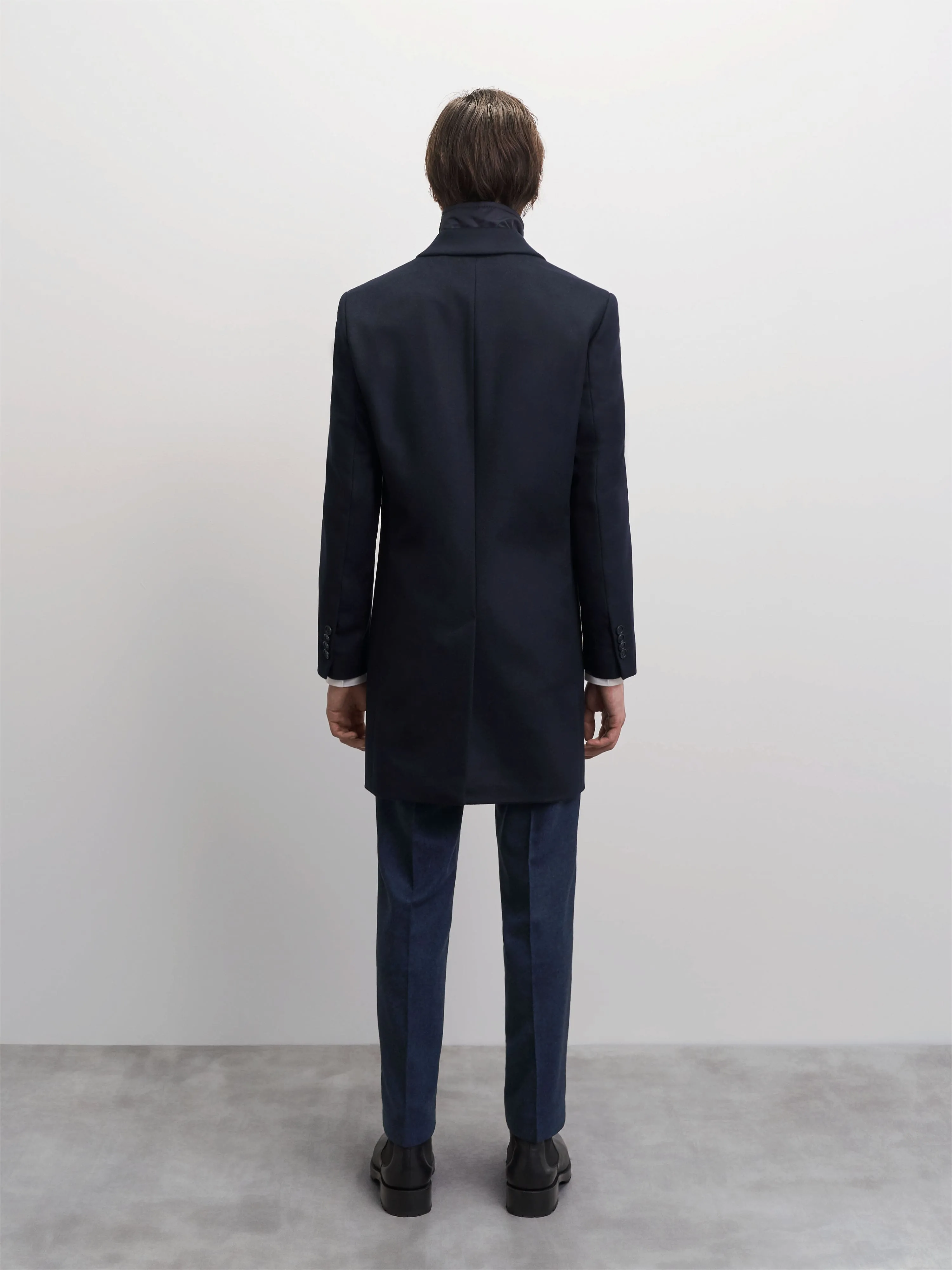Netleyx Coat in Dark Navy
