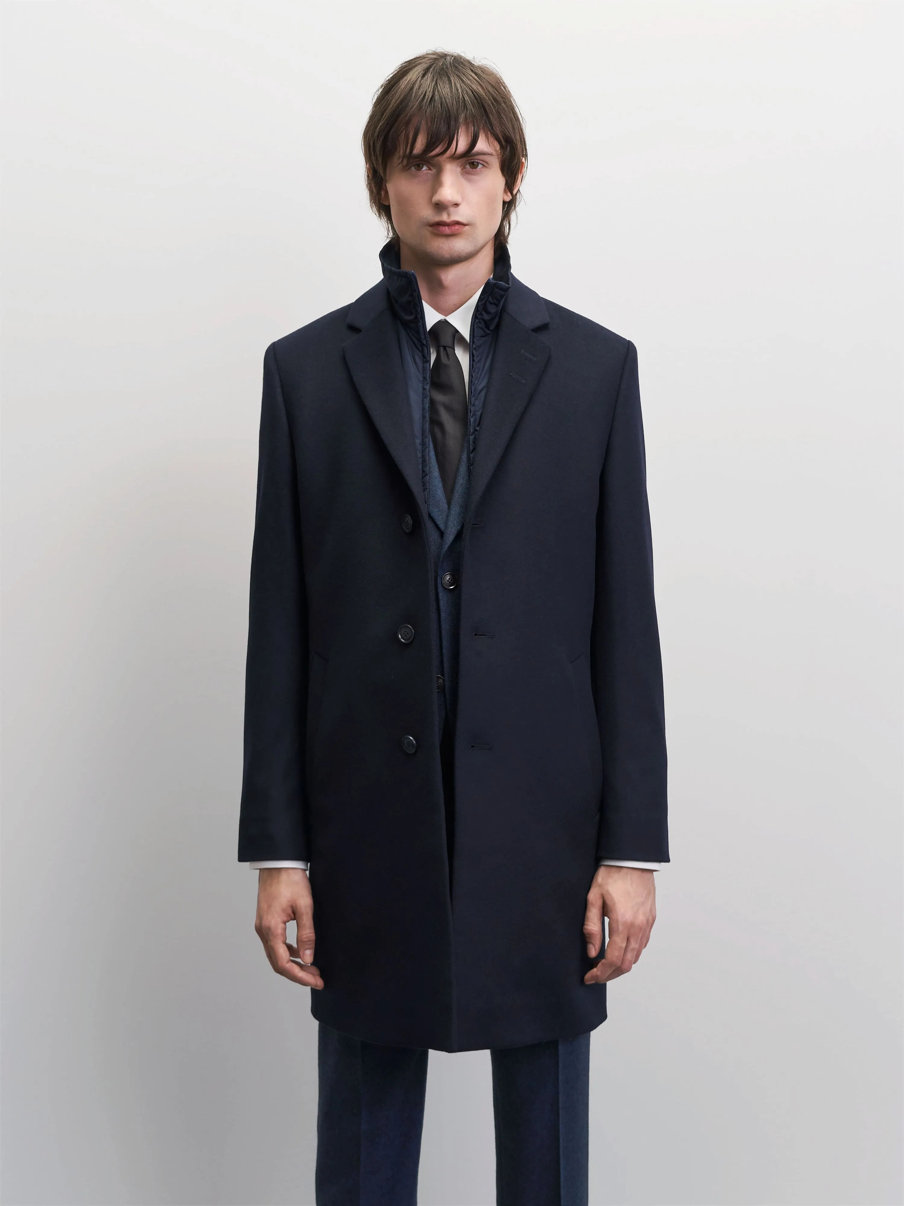 Netleyx Coat in Dark Navy