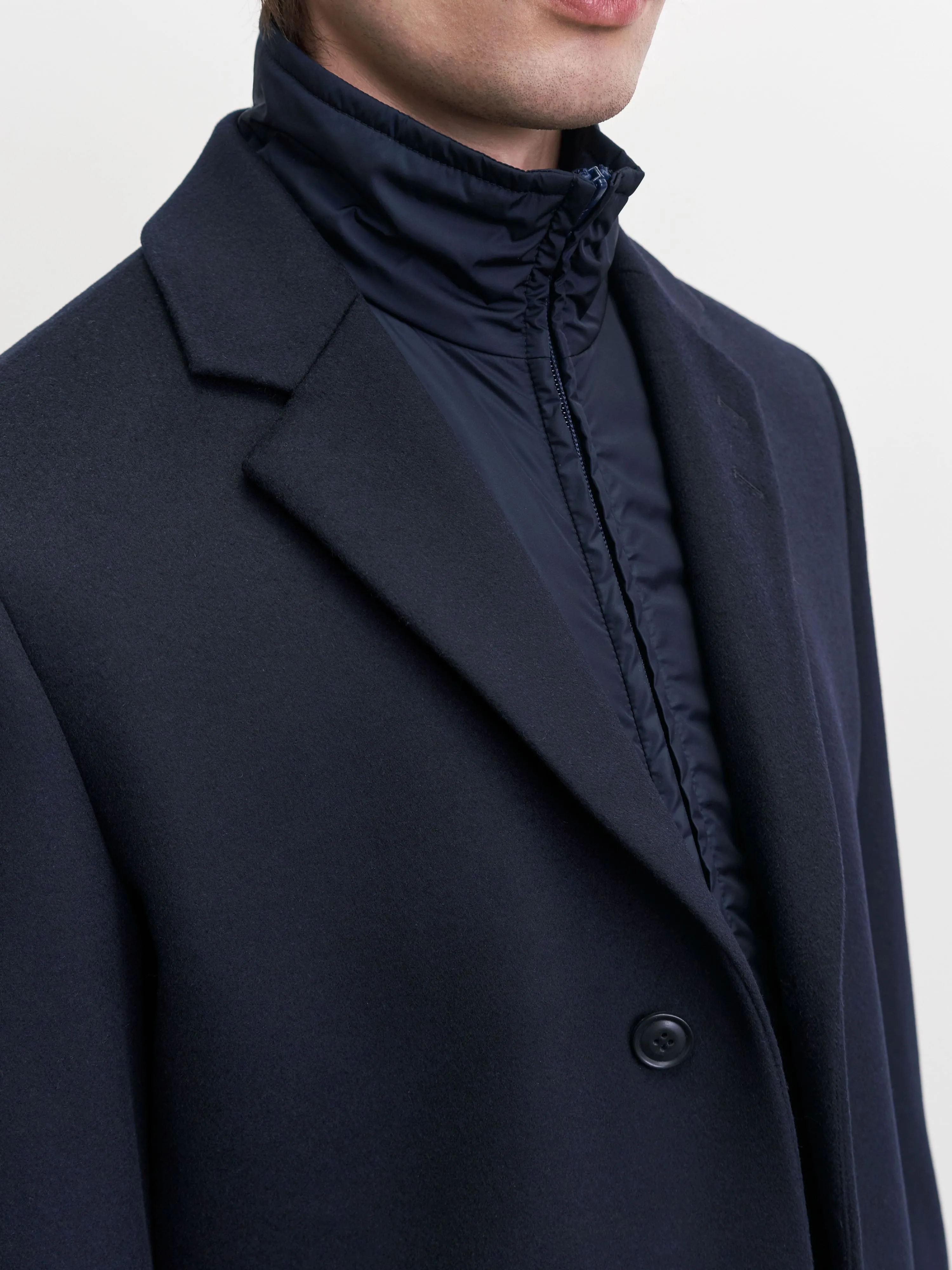 Netleyx Coat in Dark Navy