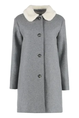 New Doll wool blend coat