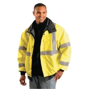 OccuNomix Bomber Jackets, Large, Yellow, LUX-TJBJ-YL