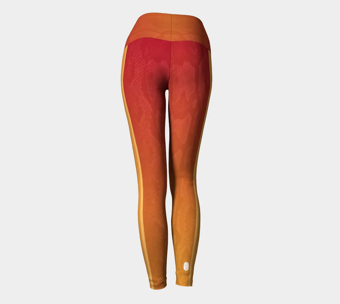 Orange Sunset Snakeskin