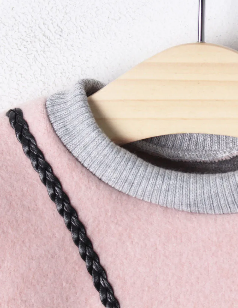 Owl Pocket Tunic Winter Pink
