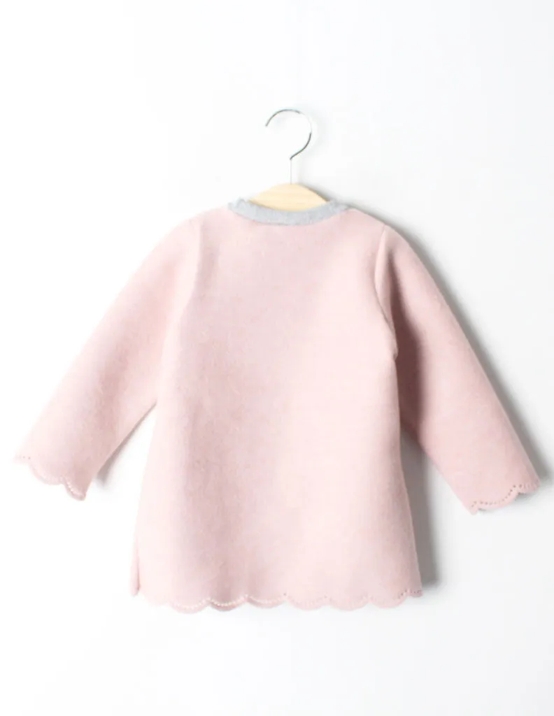 Owl Pocket Tunic Winter Pink