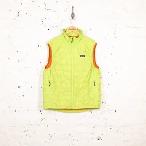 Patagonia Primaloft Quilted Bodywarmer Gilet Jacket - Green - L