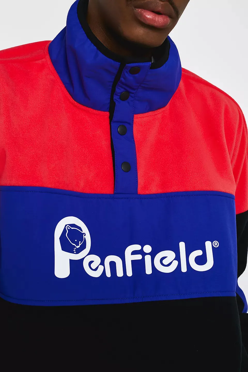 Penfield Men's Raspberry Sharma Fleece Jacket $130 NWT
