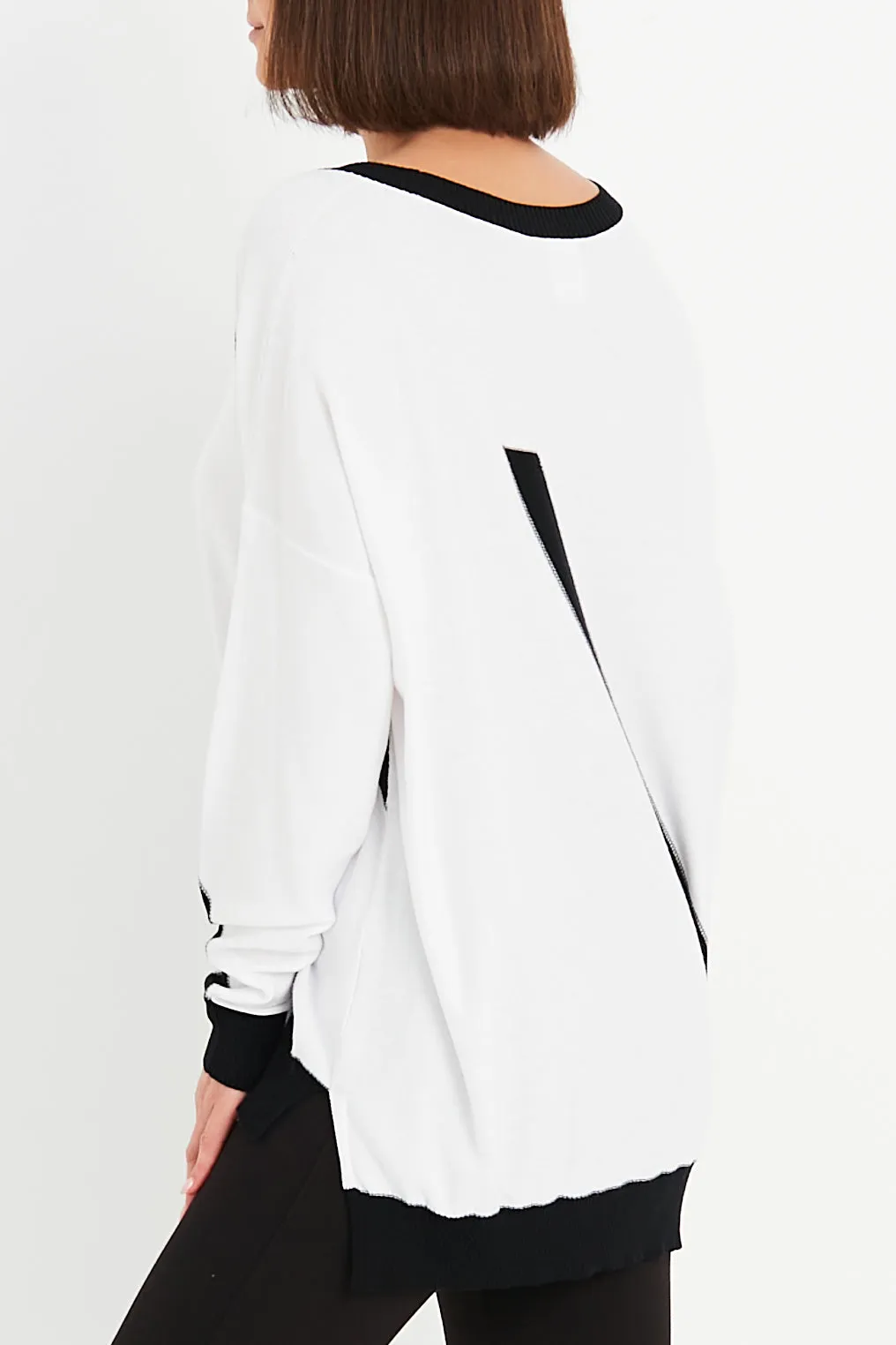 Pima Cotton One Direction Crewneck Sweater