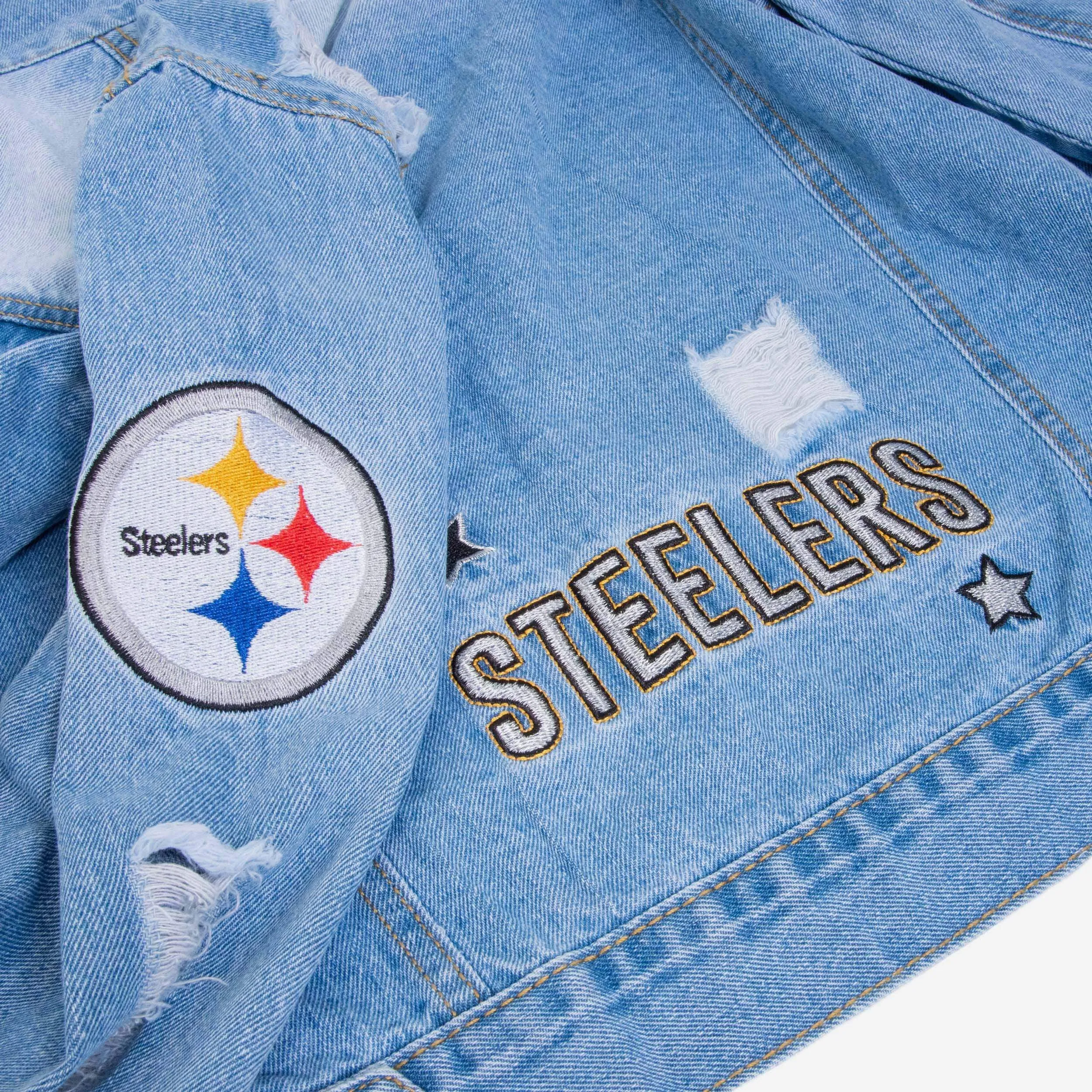 Pittsburgh Steelers Womens Denim Jacket