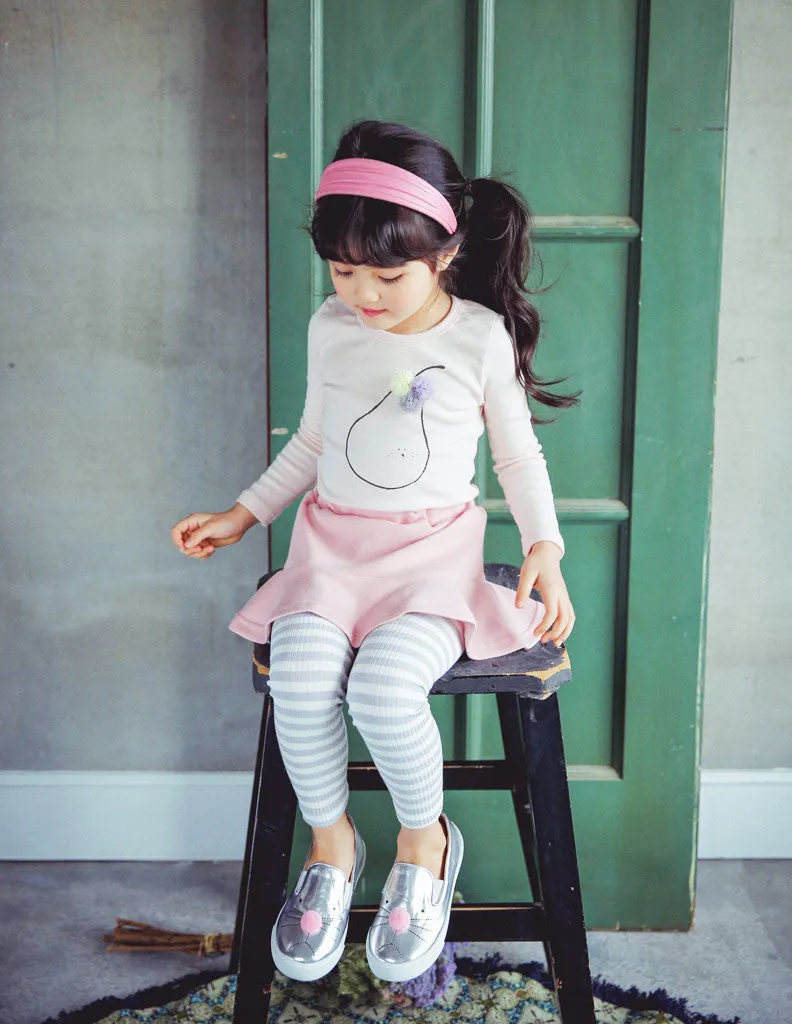 Pom-Pom Pear Blouse Pink