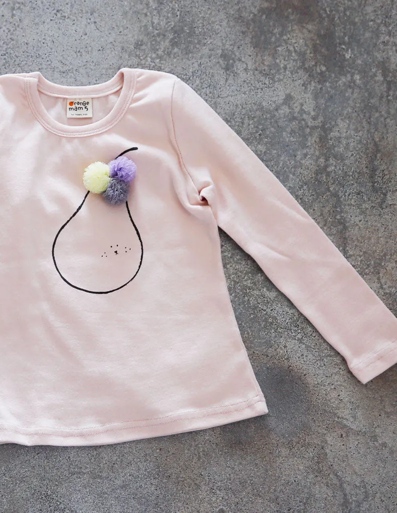 Pom-Pom Pear Blouse Pink