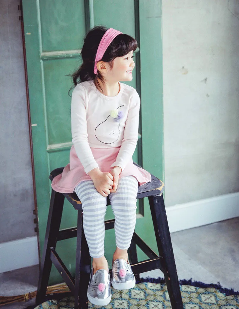 Pom-Pom Pear Blouse Pink