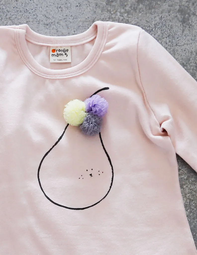 Pom-Pom Pear Blouse Pink