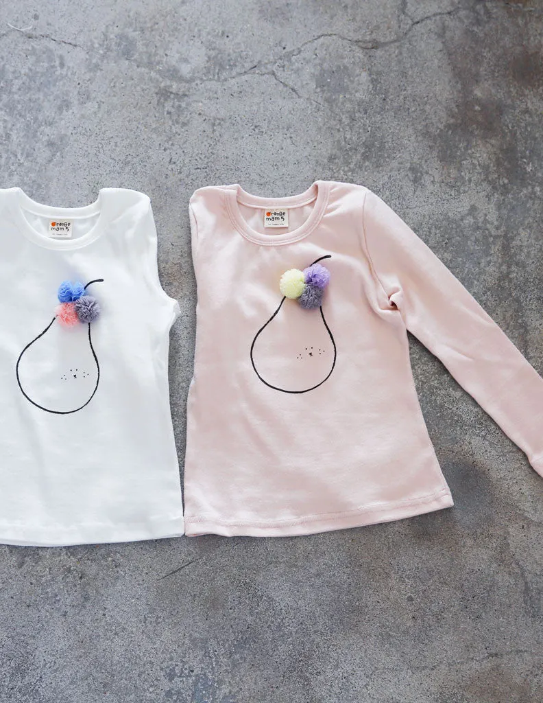 Pom-Pom Pear Blouse Pink