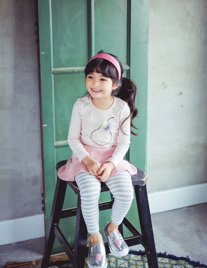 Pom-Pom Pear Blouse Pink