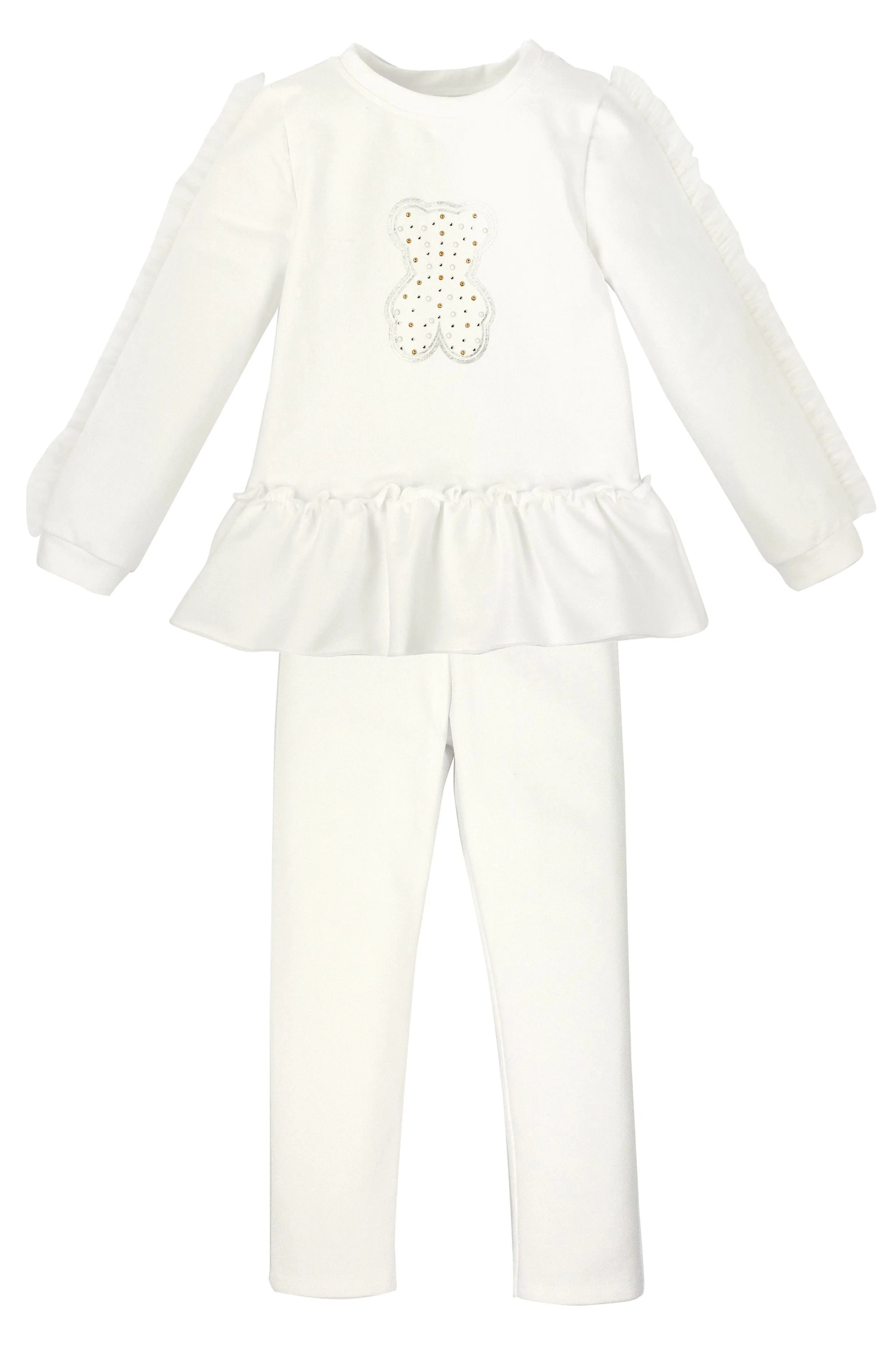"Magdalenka" Ivory Tulle Teddy Tracksuit