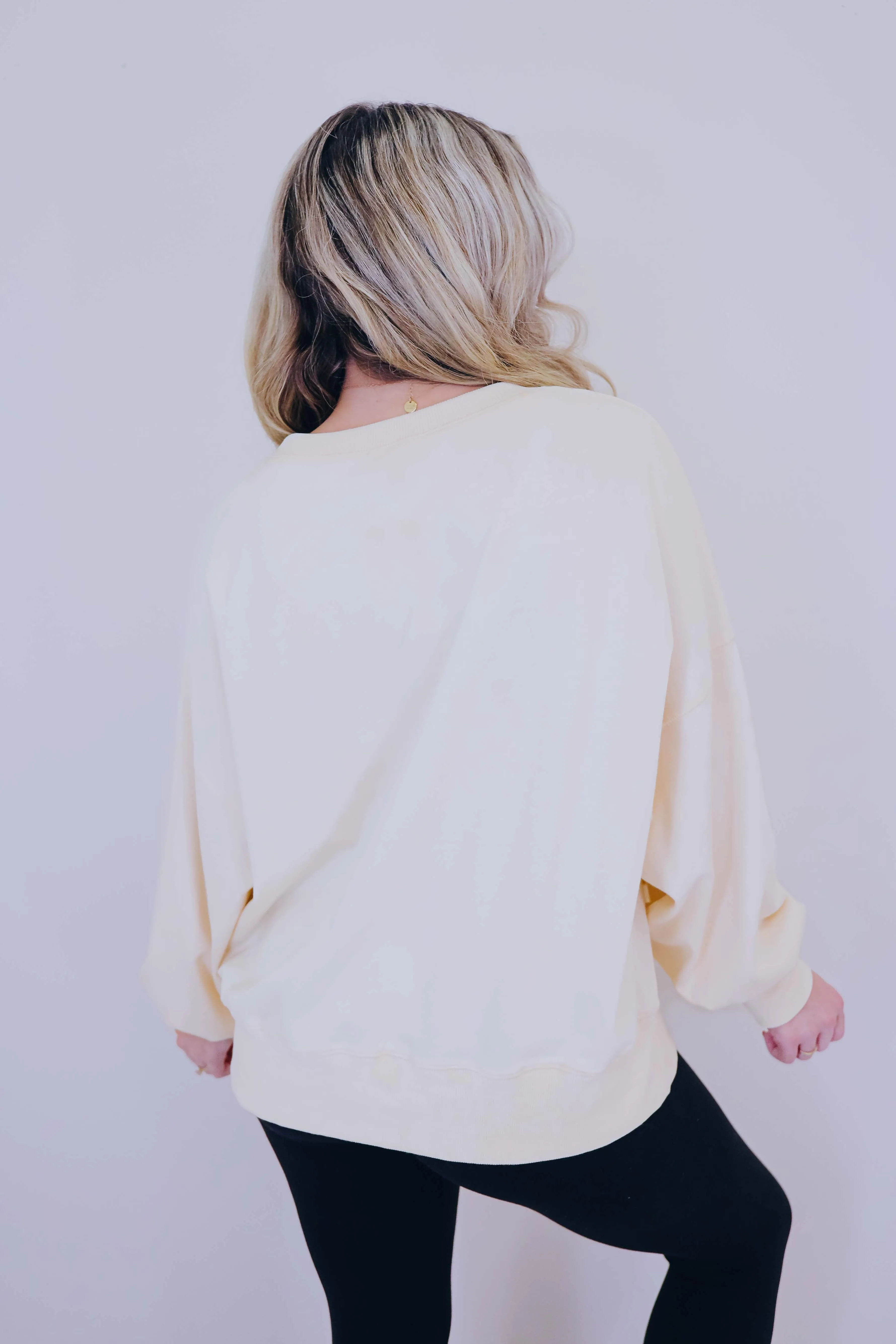 "My Secret Santa" Sequin Patch Embellished Top - 2 Colors