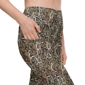 "Snakeskin" Leggings with pockets
