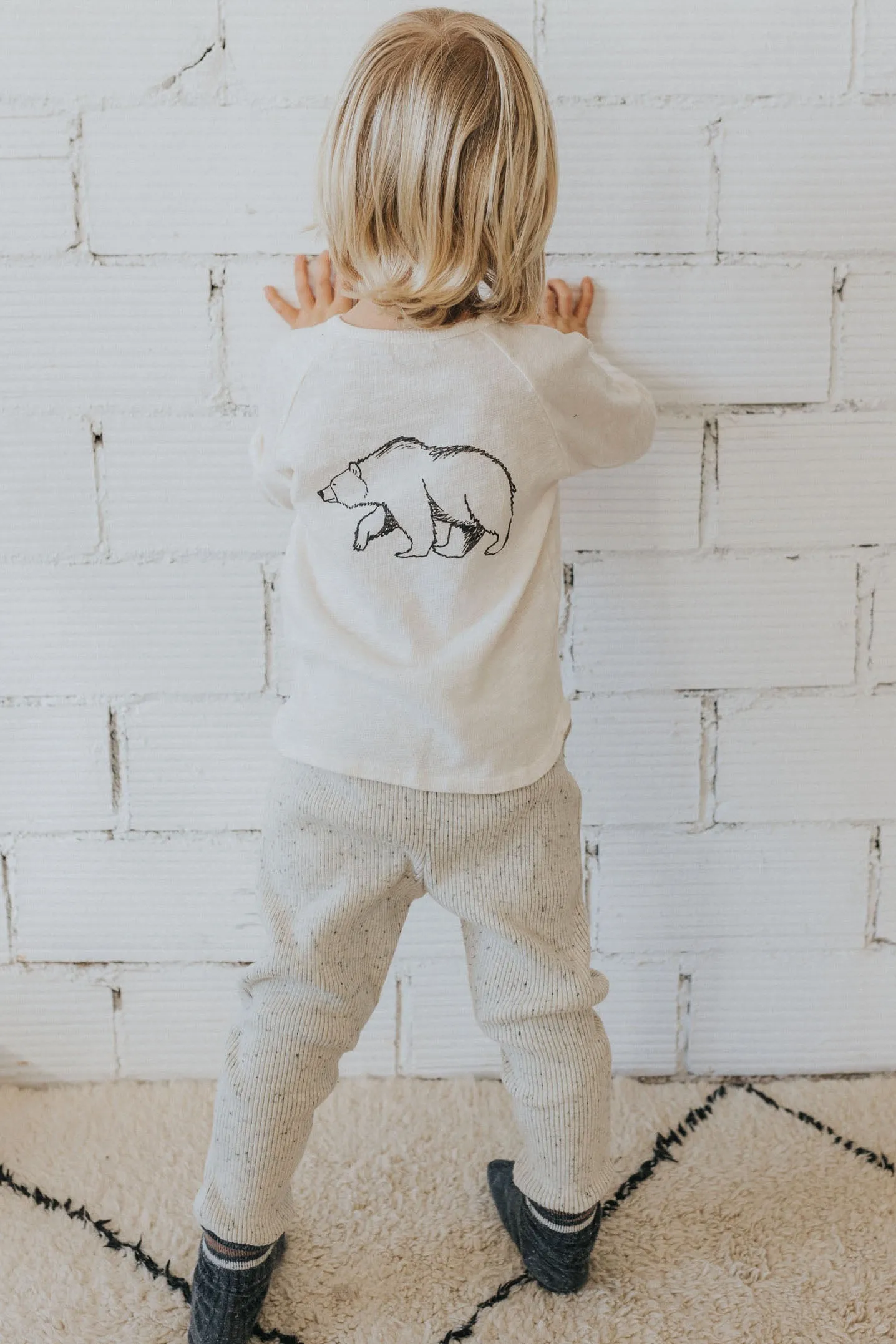 "Winslow" Grey Marl Knit Leggings (3-6Y)