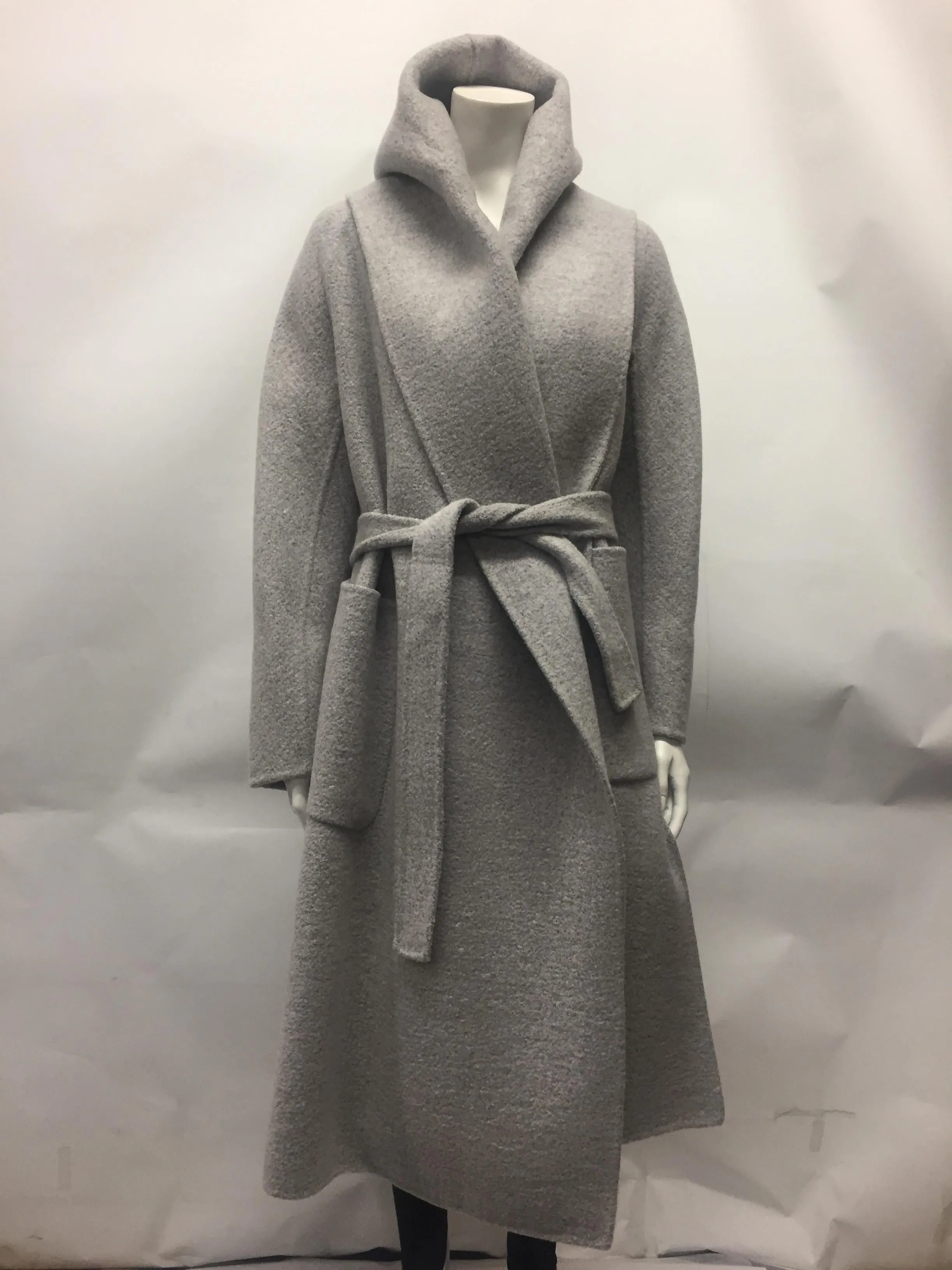 Racer wool and cashmere coat