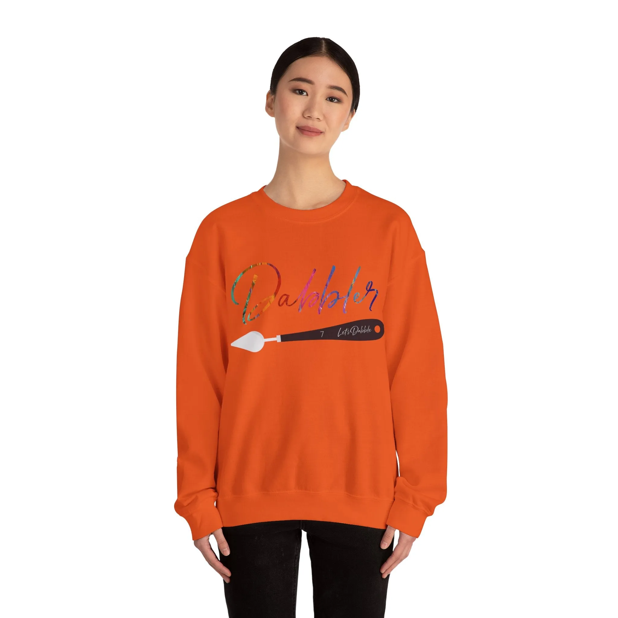 Rainbow Dabbler Crewneck Sweatshirt