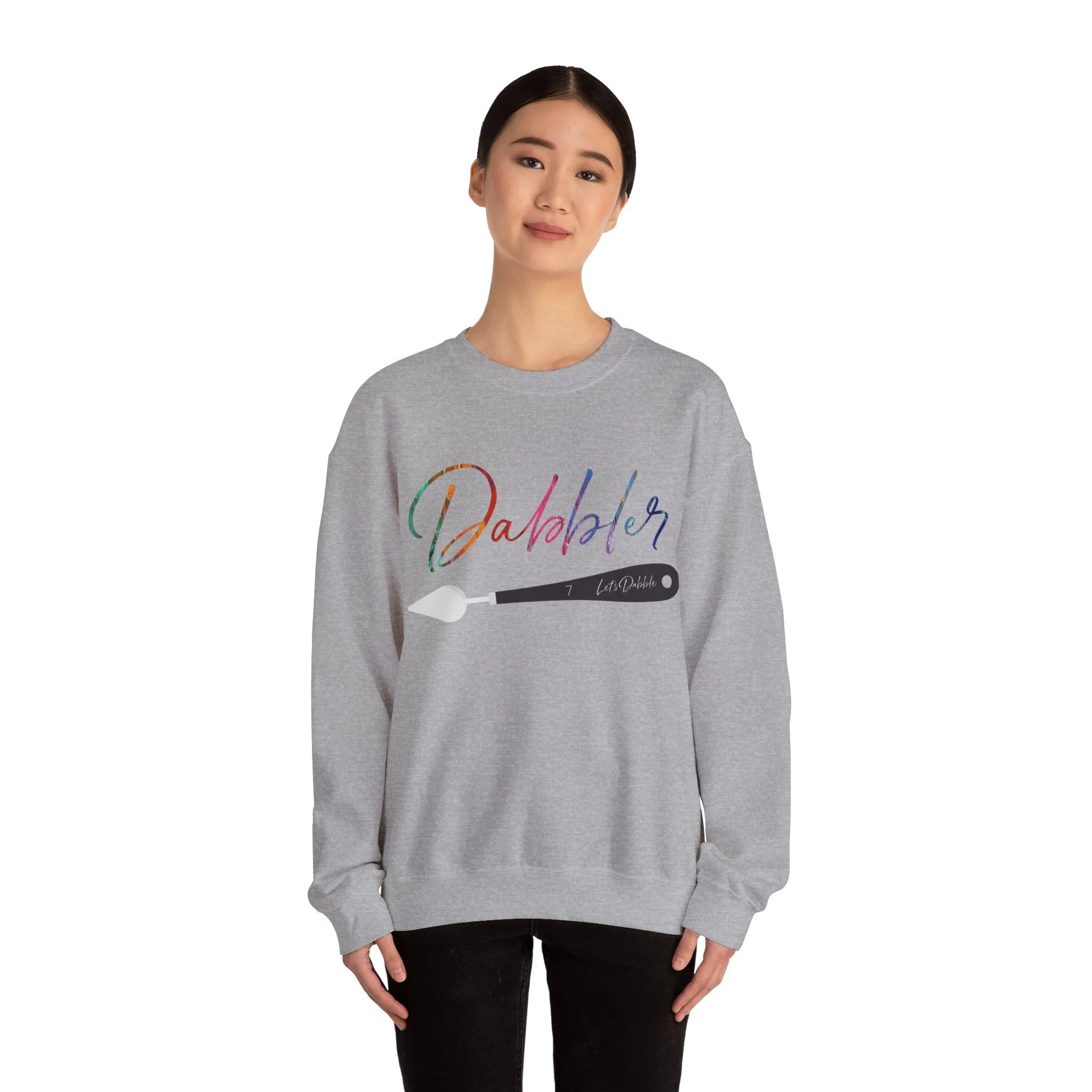 Rainbow Dabbler Crewneck Sweatshirt