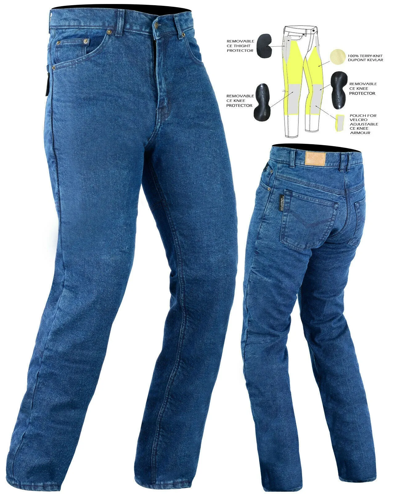 Rapid Blue Kevlar Denim