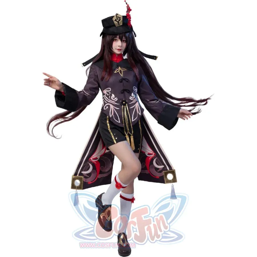 Ready to Ship Genshin Impact Hu Tao Cosplay Costume C00267 AA