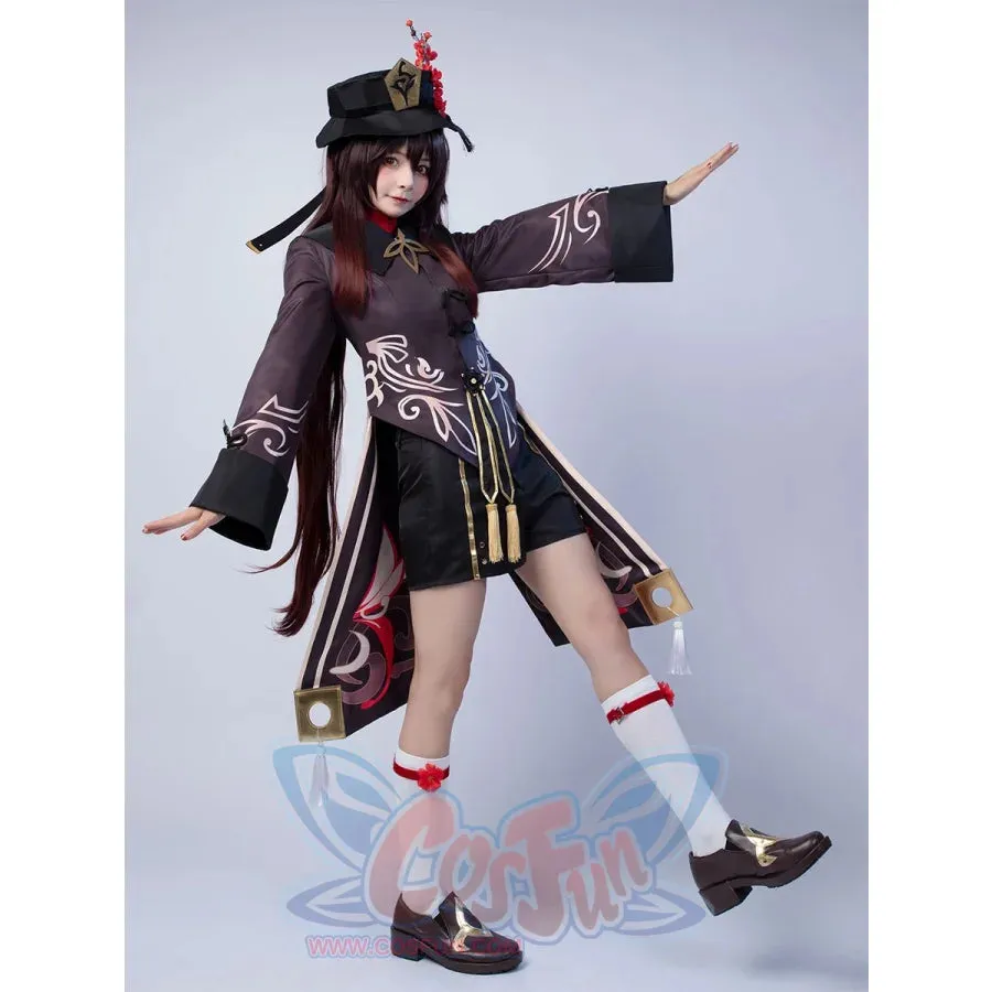 Ready to Ship Genshin Impact Hu Tao Cosplay Costume C00267 AA