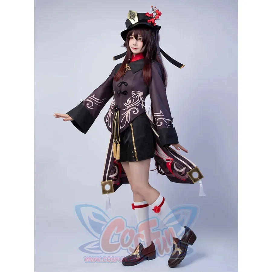 Ready to Ship Genshin Impact Hu Tao Cosplay Costume C00267 AA
