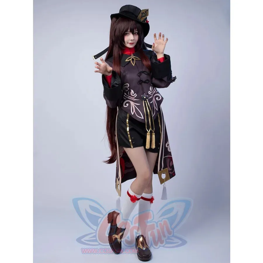 Ready to Ship Genshin Impact Hu Tao Cosplay Costume C00267 AA