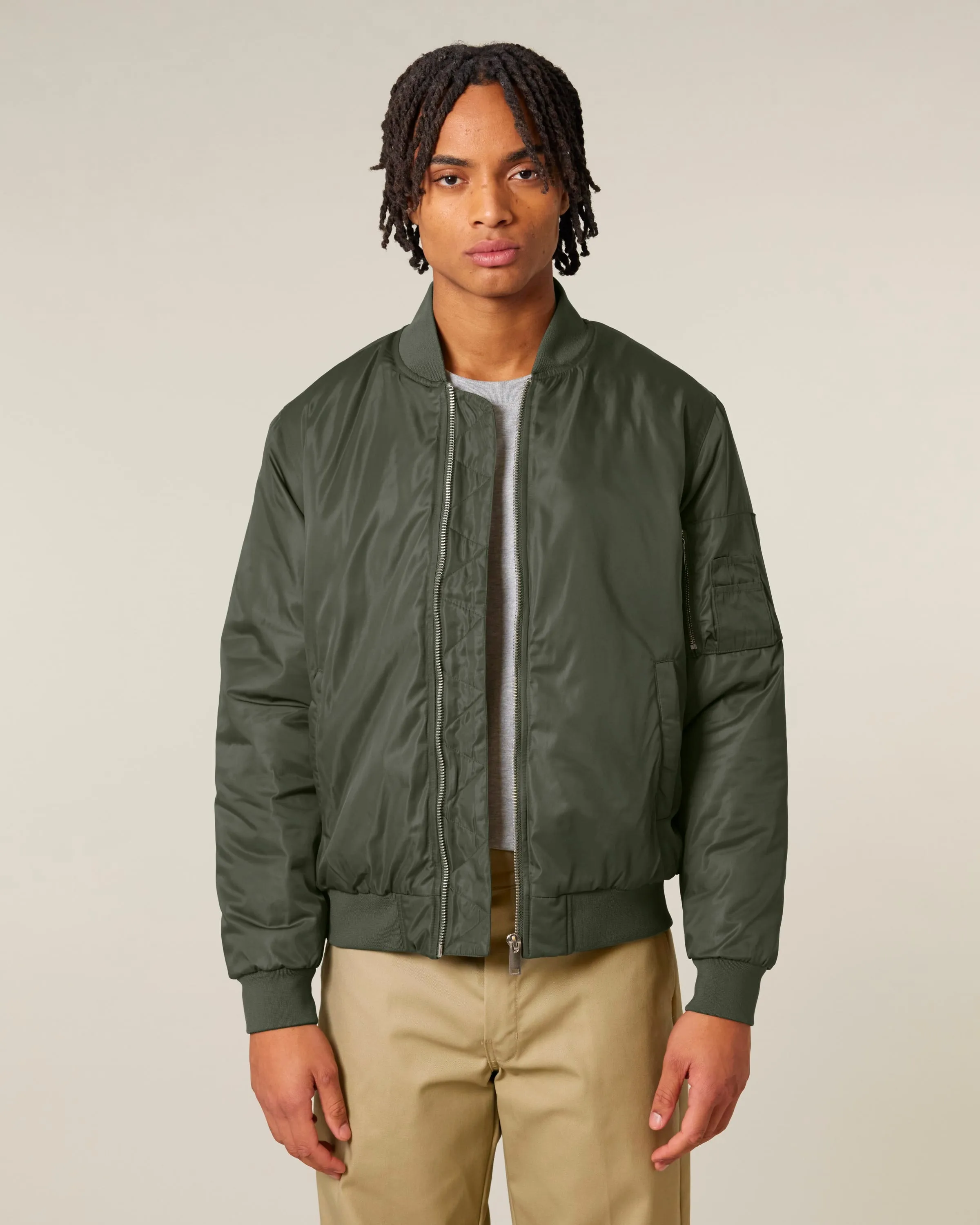 Recycled Bomber Jacket: Unisex