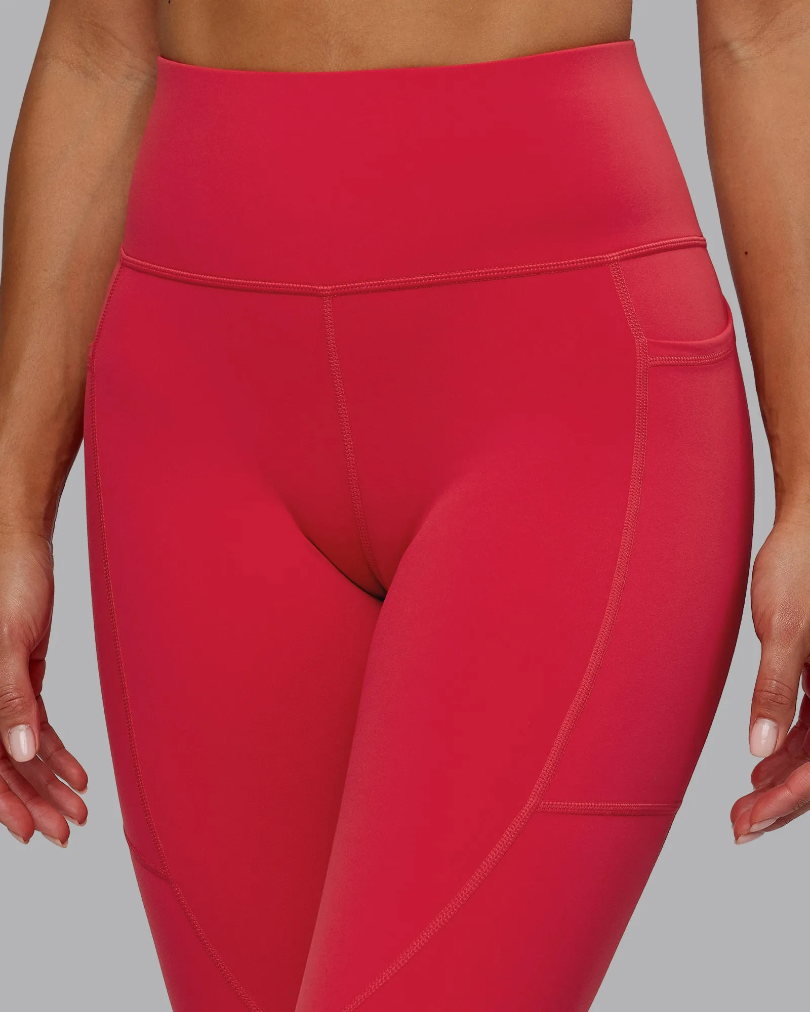 Rep 7/8 Length Tight - Scarlet-White