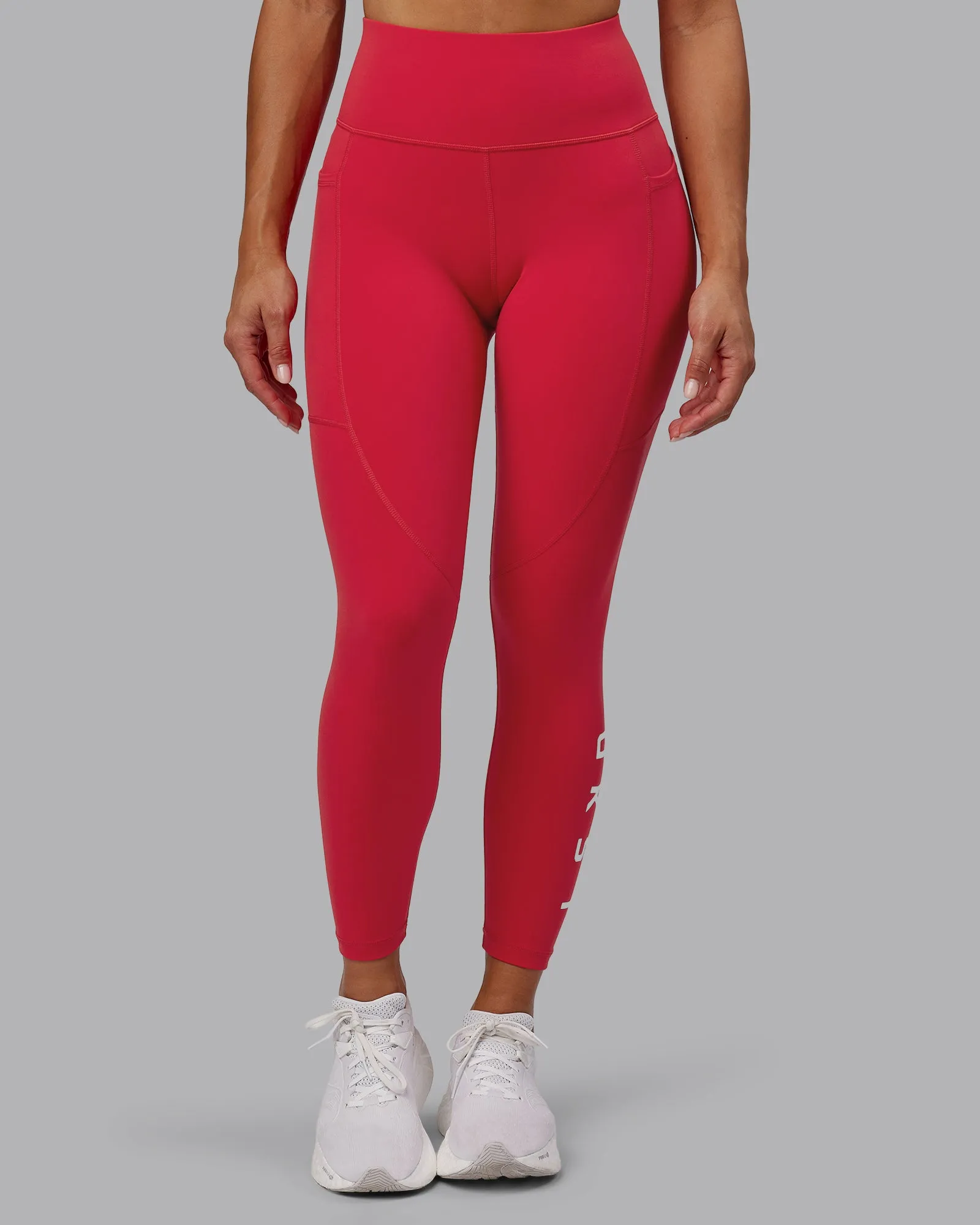 Rep 7/8 Length Tight - Scarlet-White