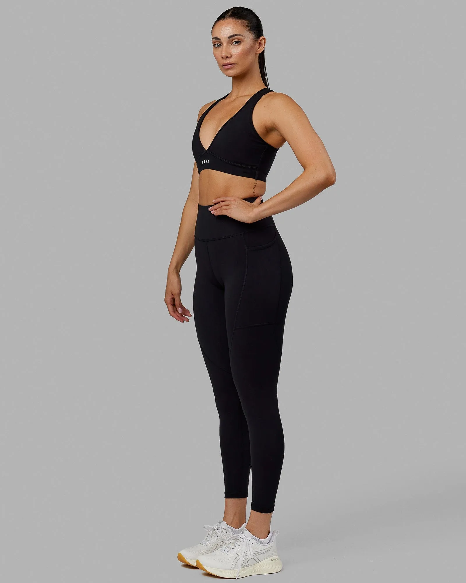 Rep No Logo 7/8 Length Tight - Black