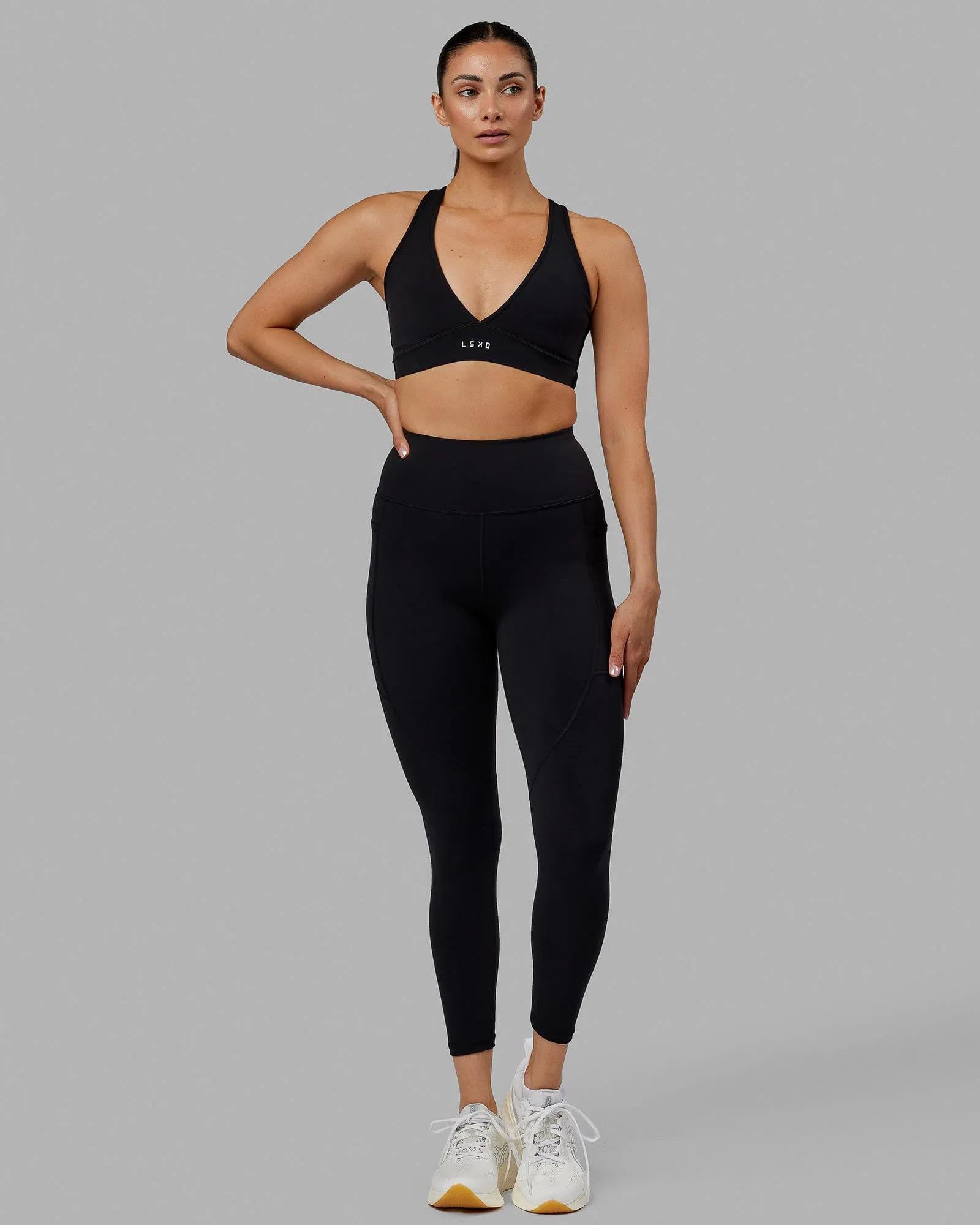 Rep No Logo 7/8 Length Tight - Black