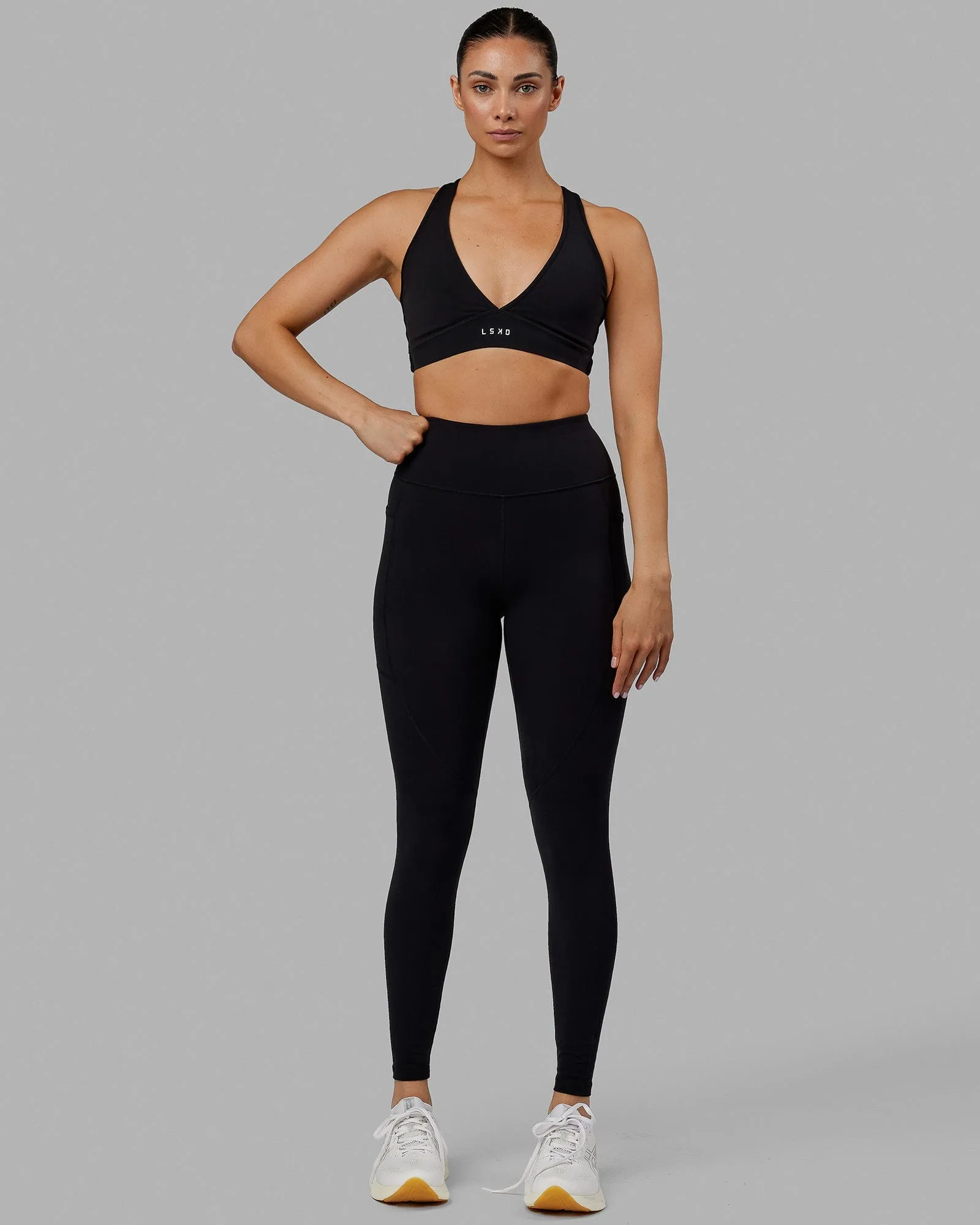Rep No Logo Full Length Tights - Black