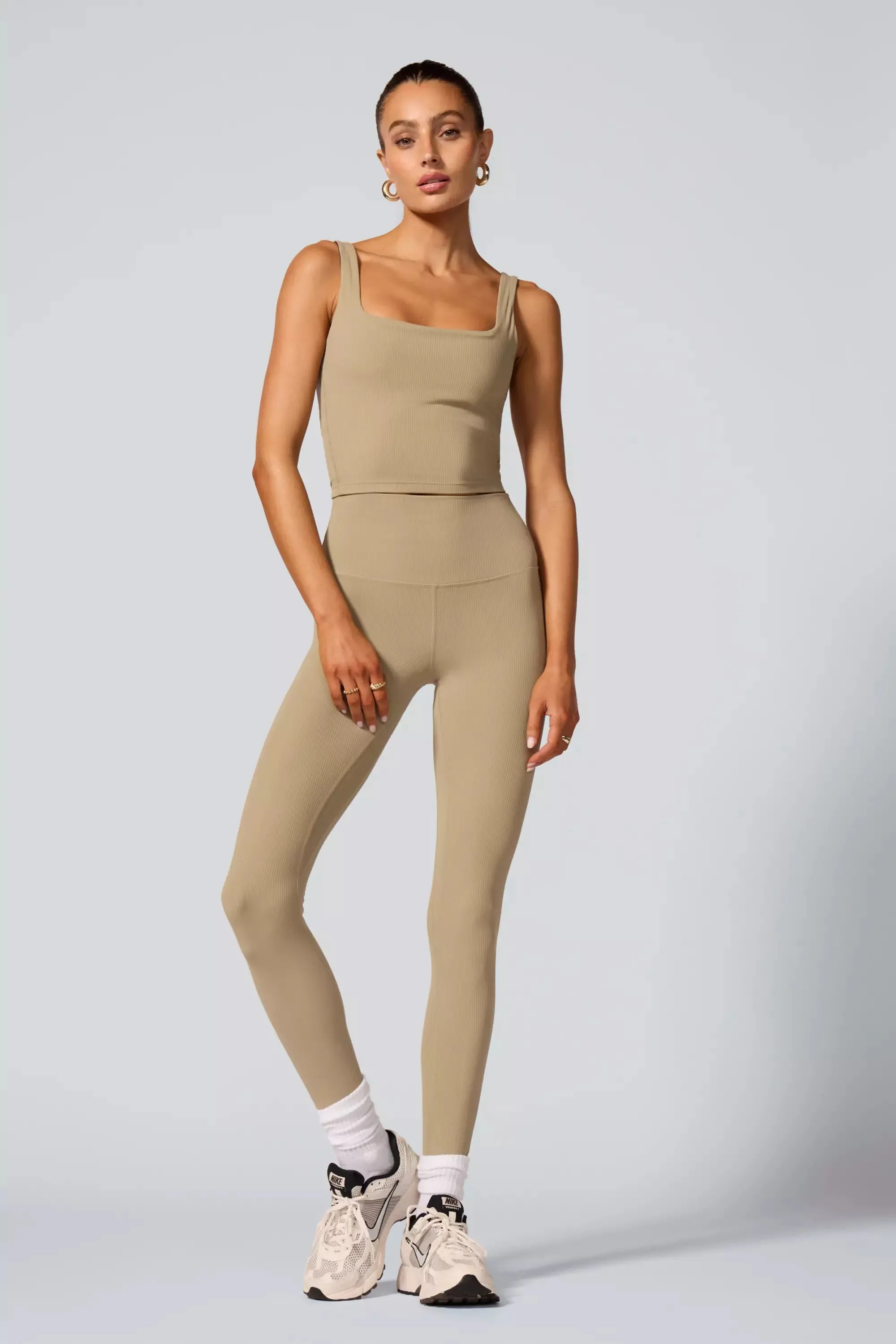 Ribbed Legging - Silver Sage