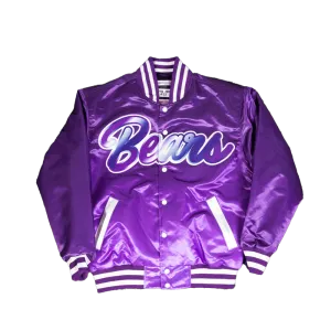 SCOTTIE PIPPEN HIGH SCHOOL PURPLE SATIN JACKET