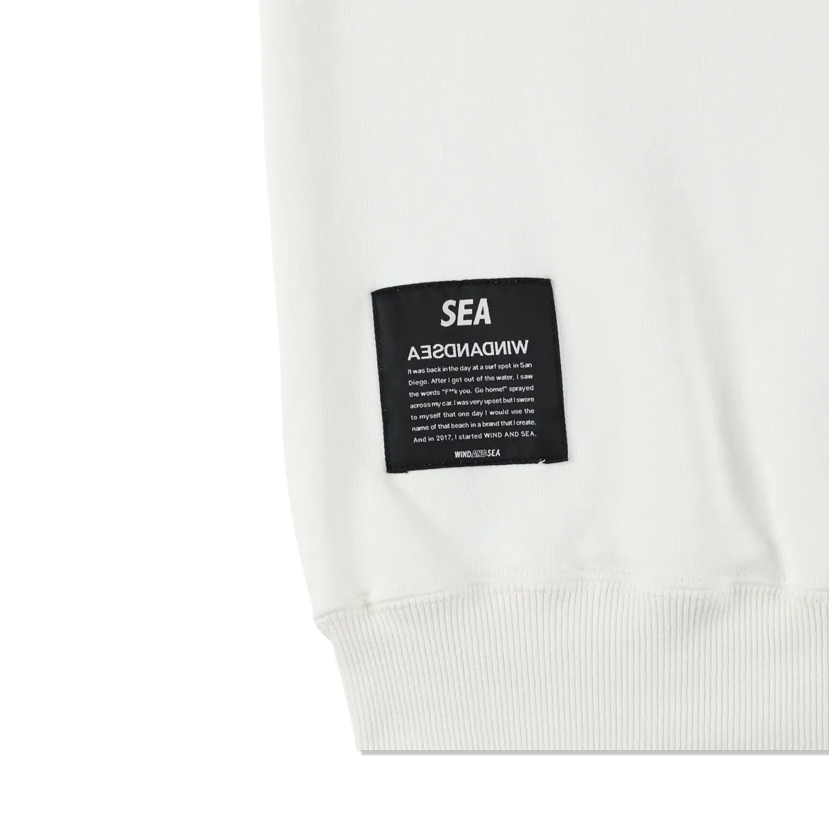 S.E.A. Reflection Crewneck WDS-O-MIL-24-Q1-CS-01 White