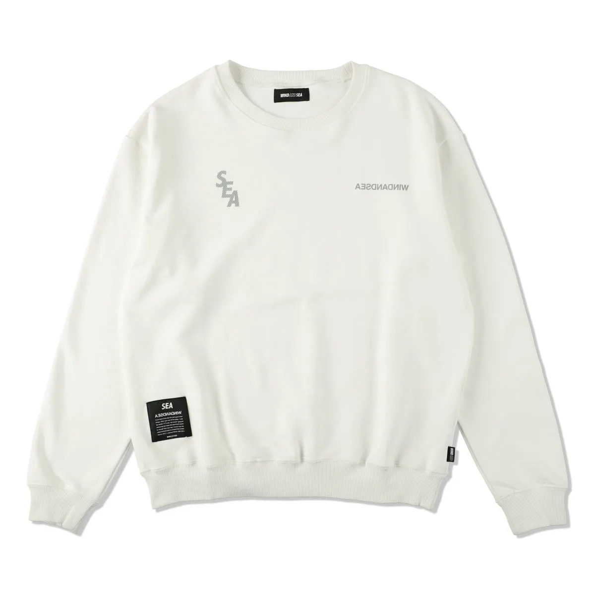 S.E.A. Reflection Crewneck WDS-O-MIL-24-Q1-CS-01 White