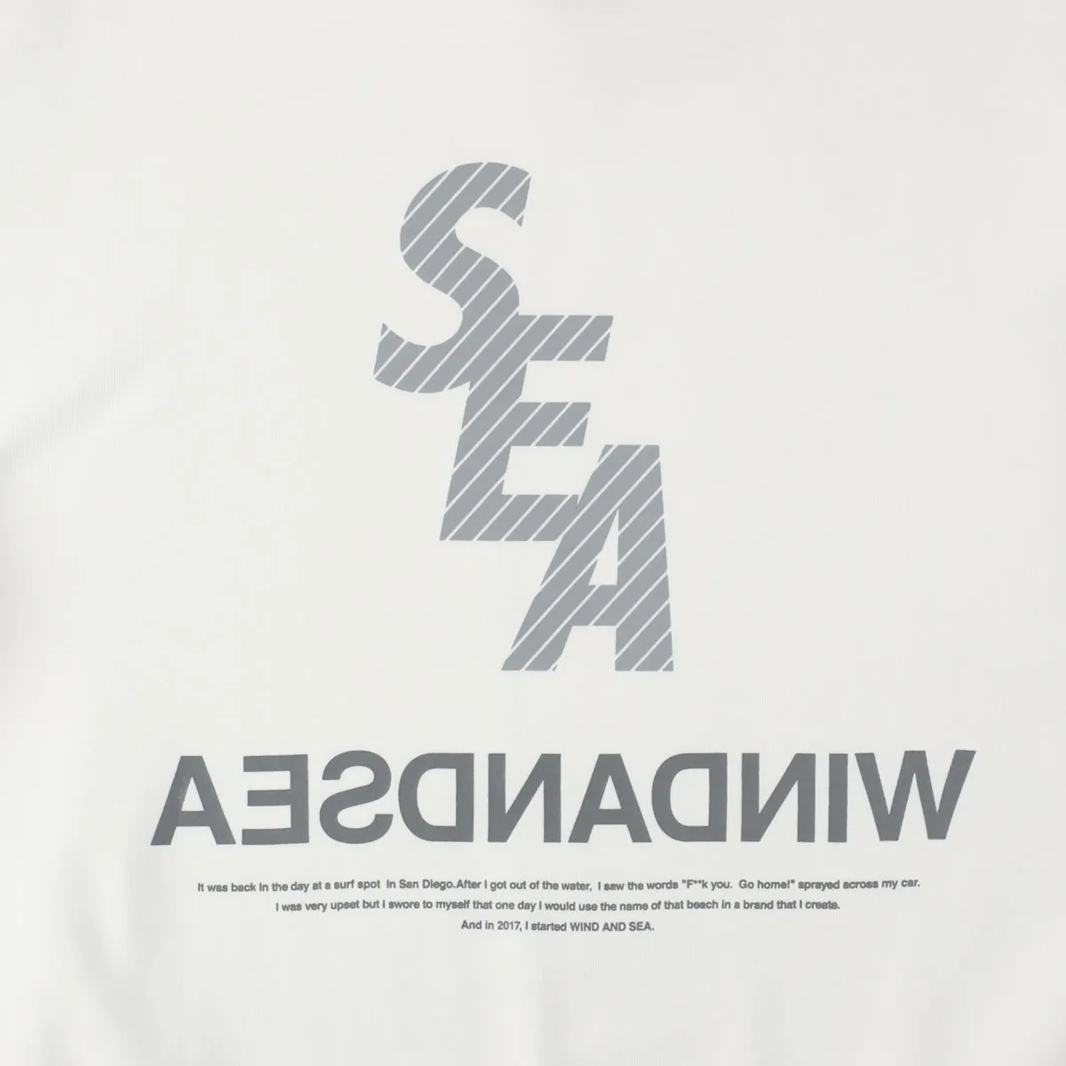 S.E.A. Reflection Crewneck WDS-O-MIL-24-Q1-CS-01 White